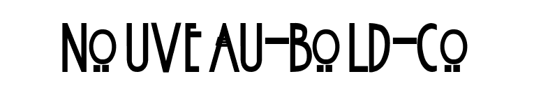 Nouveau-Bold-Co font preview