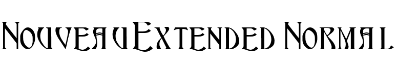 NouveauExtended Normal font preview