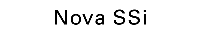Nova SSi font preview