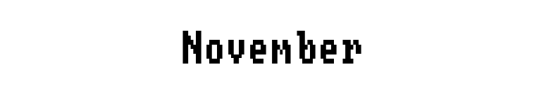 November font preview