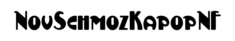 NovSchmozKapopNF font preview
