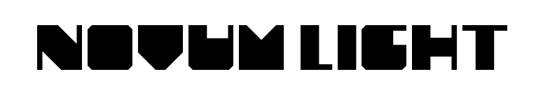 Novum Light font preview