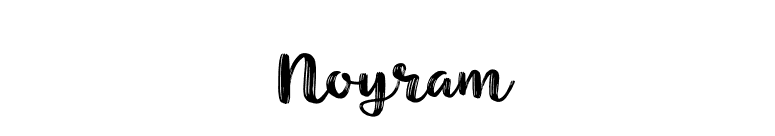 Noyram font preview