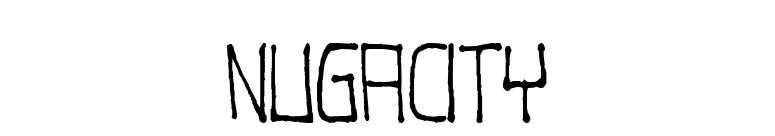 Nugacity font preview