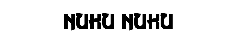 Nuku Nuku font preview