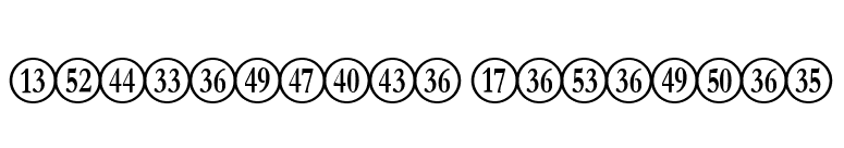 Numberpile Reversed font preview
