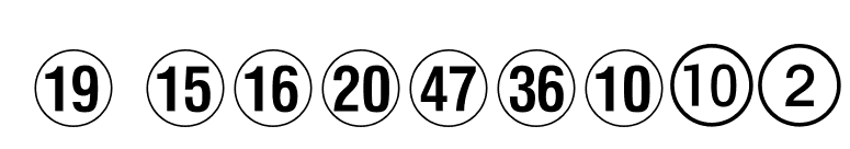 NumericsP02 font preview