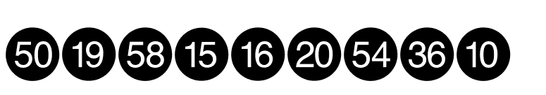NumericsP03 font preview