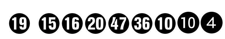 NumericsP04 font preview