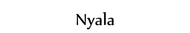 Nyala font preview