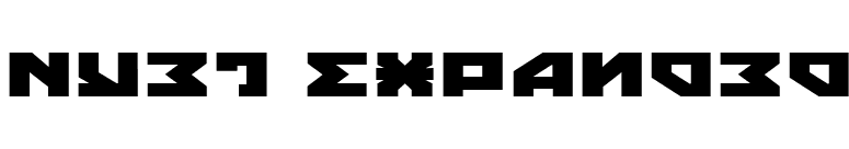 Nyet Expanded font preview