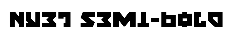 Nyet Semi-Bold font preview