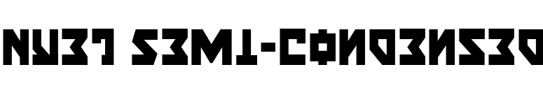 Nyet Semi-Condensed font preview