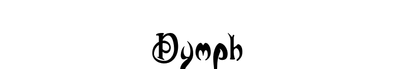 Nymph font preview
