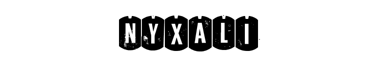 Nyxali font preview