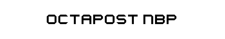 Octapost NBP font preview