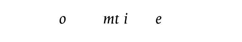 Octavian MT Italic Expert font preview