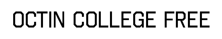 Octin College Free font preview