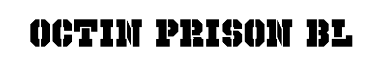 Octin Prison Bl font preview