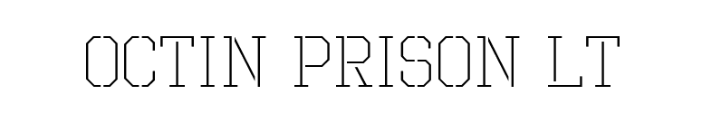 Octin Prison Lt font preview