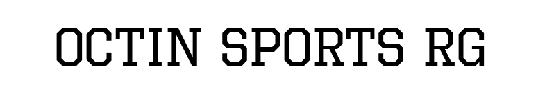 Octin Sports Rg font preview