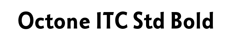 Octone ITC Std Bold font preview