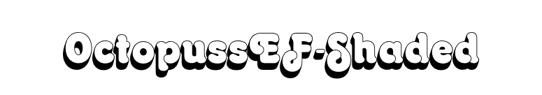 OctopussEF-Shaded font preview