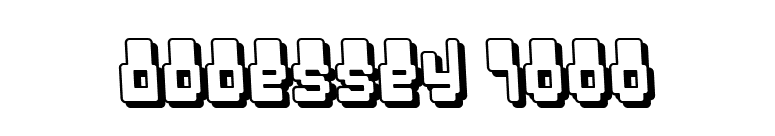 Oddessey 7000 font preview
