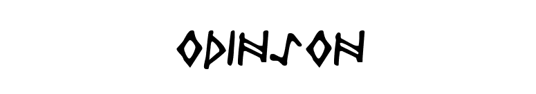 Odinson font preview