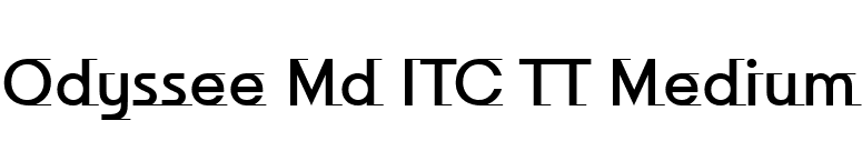 Odyssee Md ITC TT Medium font preview