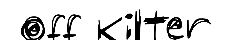 Off Kilter
 font preview