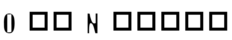 Off Normal font preview