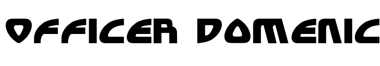 Officer Domenic font preview