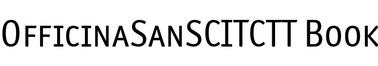 OfficinaSanSCITCTT Book font preview