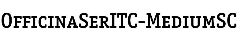OfficinaSerITC-MediumSC font preview