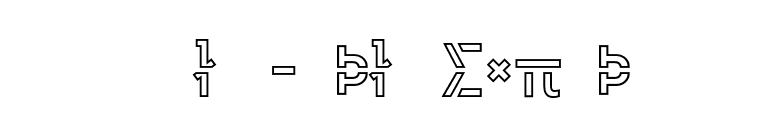 Offline-OutlineExpert font preview