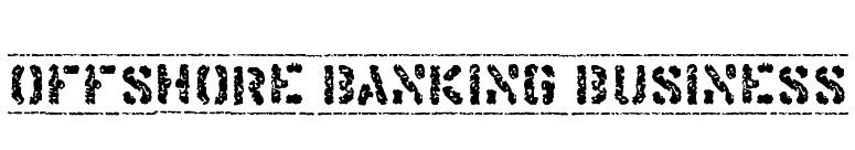 Offshore Banking Business font preview