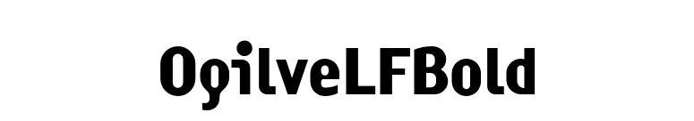 OgilveLFBold font preview