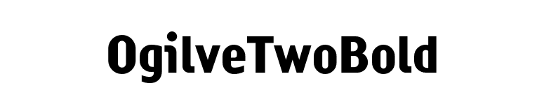 OgilveTwoBold font preview