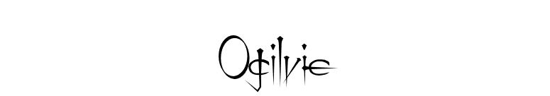 Ogilvie font preview