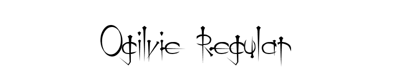 Ogilvie Regular font preview