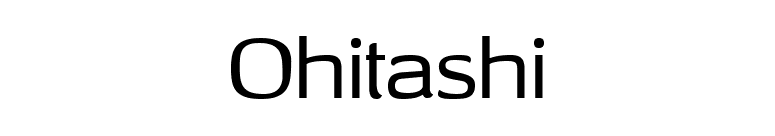 Ohitashi font preview