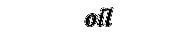 oil font preview