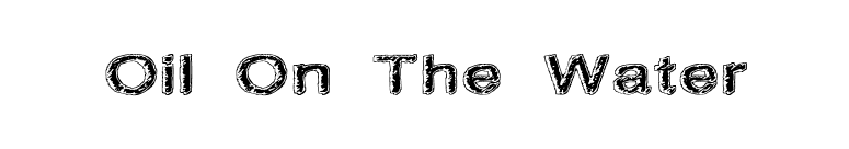 Oil On The Water font preview