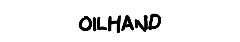 oilhand font preview