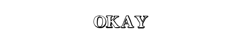 Okay font preview