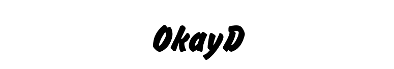 OkayD font preview