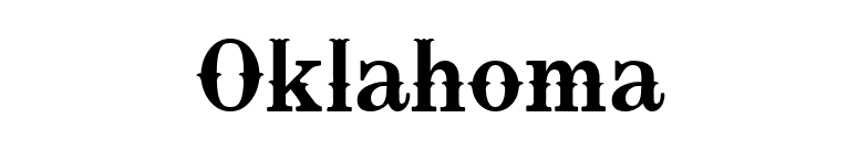 Oklahoma font preview