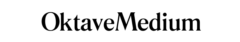 OktaveMedium font preview