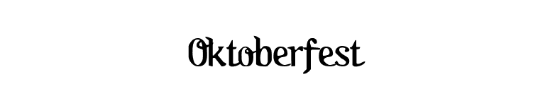 Oktoberfest font preview